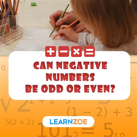 can negative numbers be even or odd|Even Numbers and Odd Numbers .